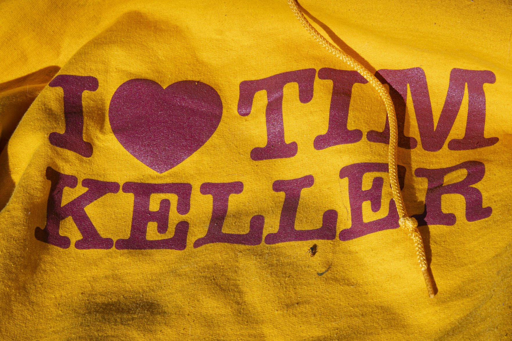 Featured image for “Keller campaign asks for investigation into ‘dark money’ sweatshirts”